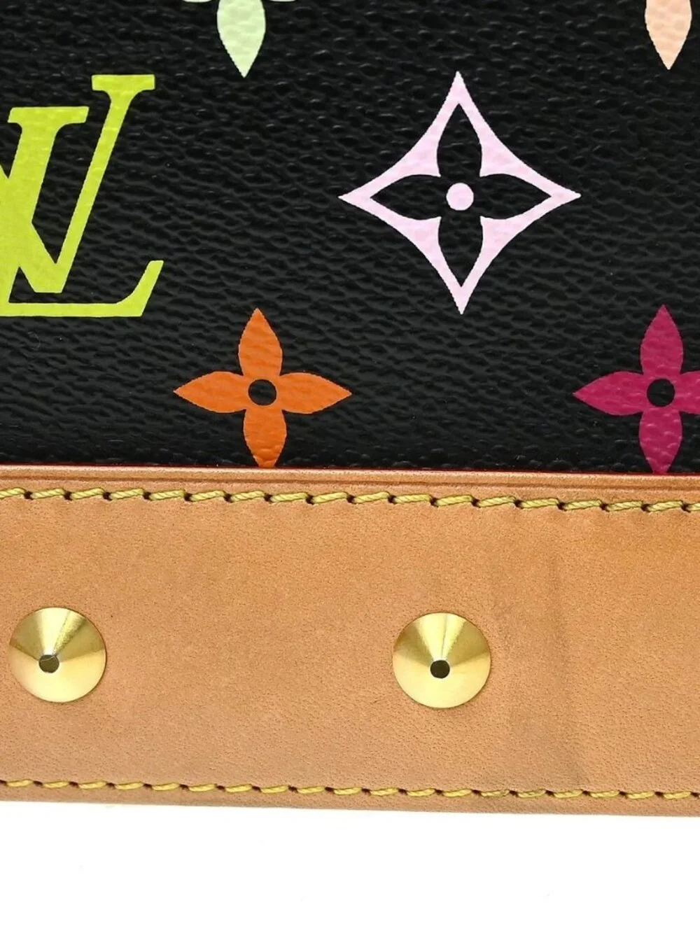 Best07 Louis Vuitton Monogram Multicolor Alma GM Handbag M40442 RC1151 NQ10914